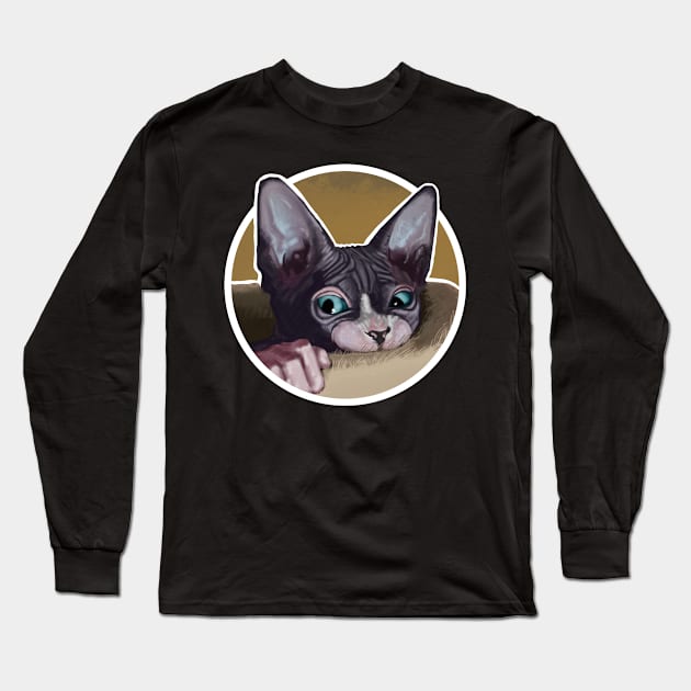 Bite Long Sleeve T-Shirt by Pushi